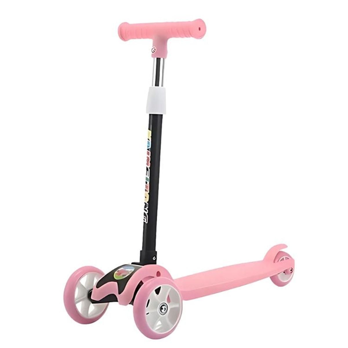 CRUSEC - Scooter Led Monopatin Triscooter Para Niños Rosa