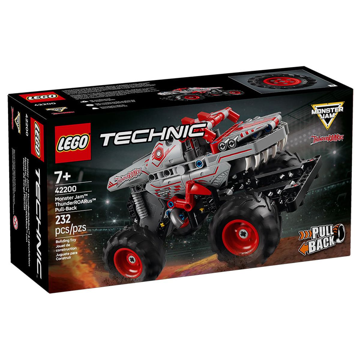 LEGO - LEGO Monster Jam™ ThunderROARus™ con Motor de Carga Manual