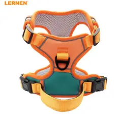 LERNEN - Arnes Reflectante Anti Tirones Naranjo Talla XL