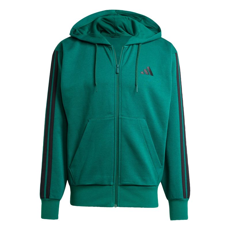ADIDAS - Polerón con Capucha Essentials Fleece 3 Tiras