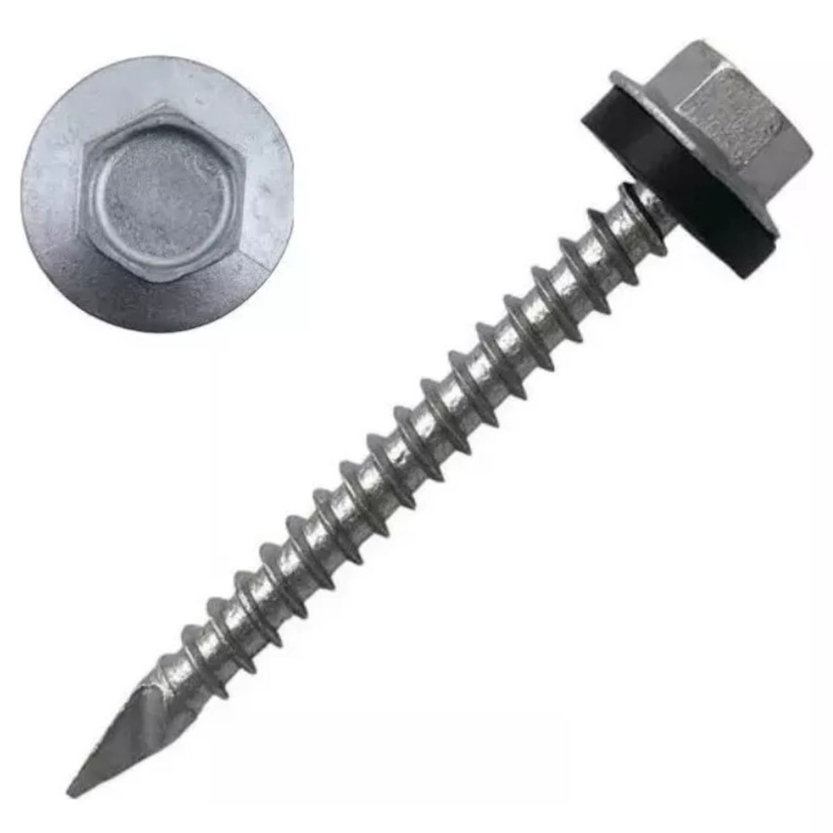 GENERICO - Tornillo Hex Autoperforante P Techo 10x2 1/2 500 Unds