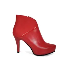 EDA MANZINI - Botín Mujer Levia Rojo