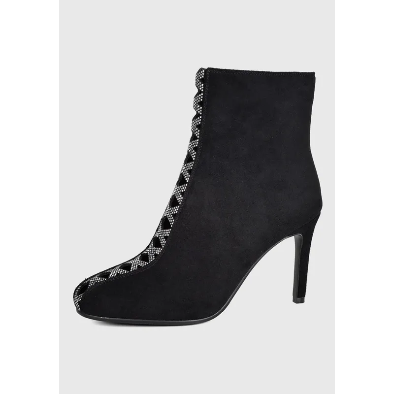 EDA MANZINI - Botín Bimba Negro Bicolor EDA MANZINI