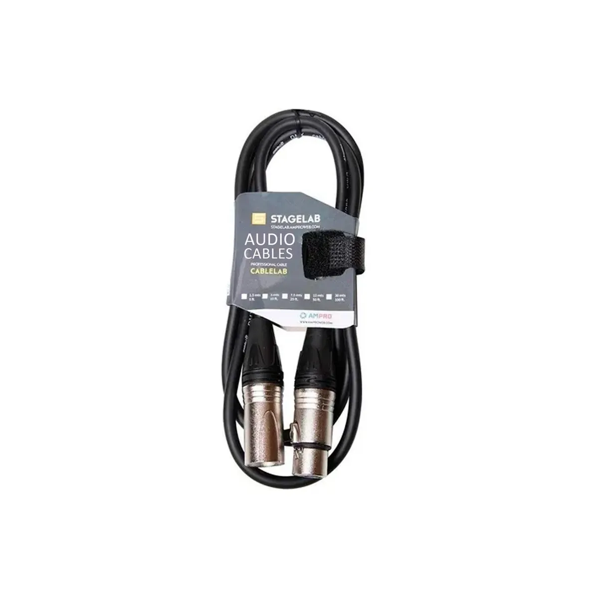 STAGELAB - CABLE XLR StageLab CLMXMXF6 6 MTS