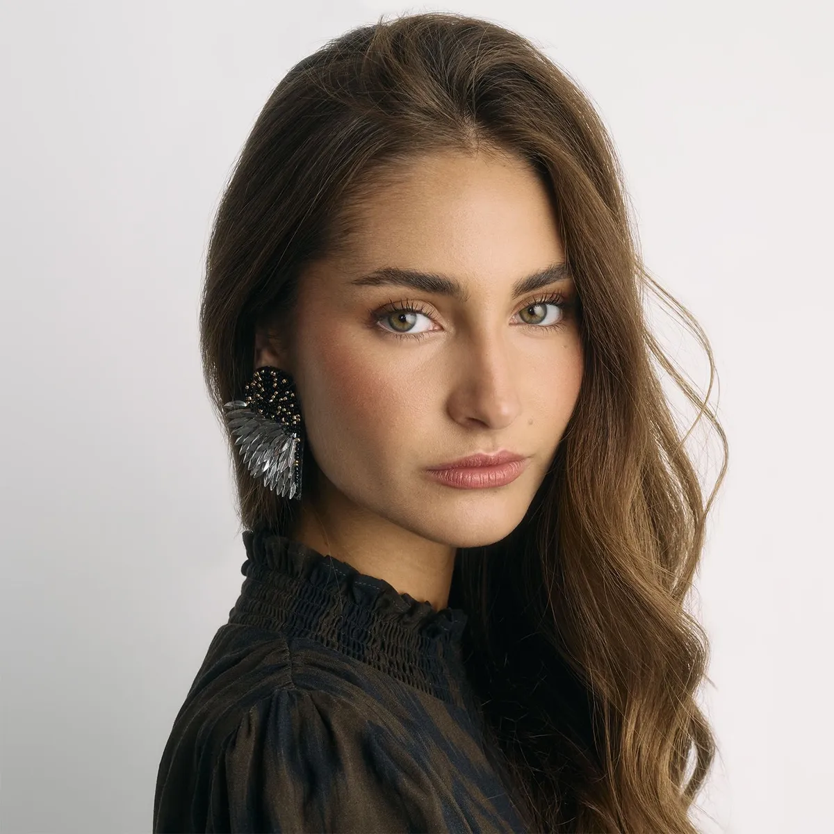 LOUNGE - Aros Mujer Alas Plateado