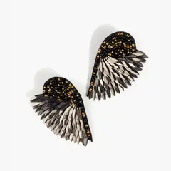 LOUNGE - Aros Mujer Alas Plateado