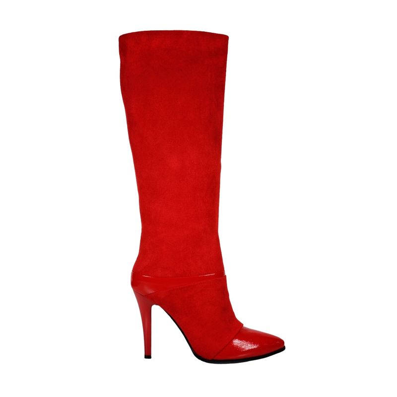 EDA MANZINI - Bota Mujer Haikou Rojo Gamuza EDA MANZINI