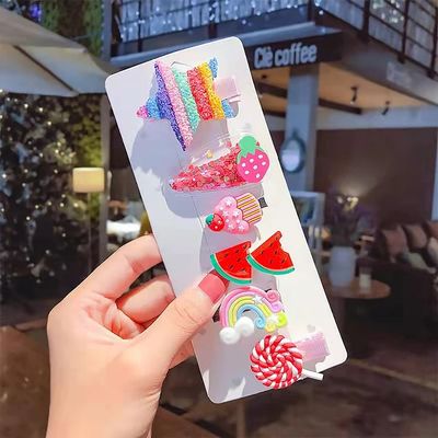 Imagen 2 del producto Set de Pinches para niñas y bebes arcoiris