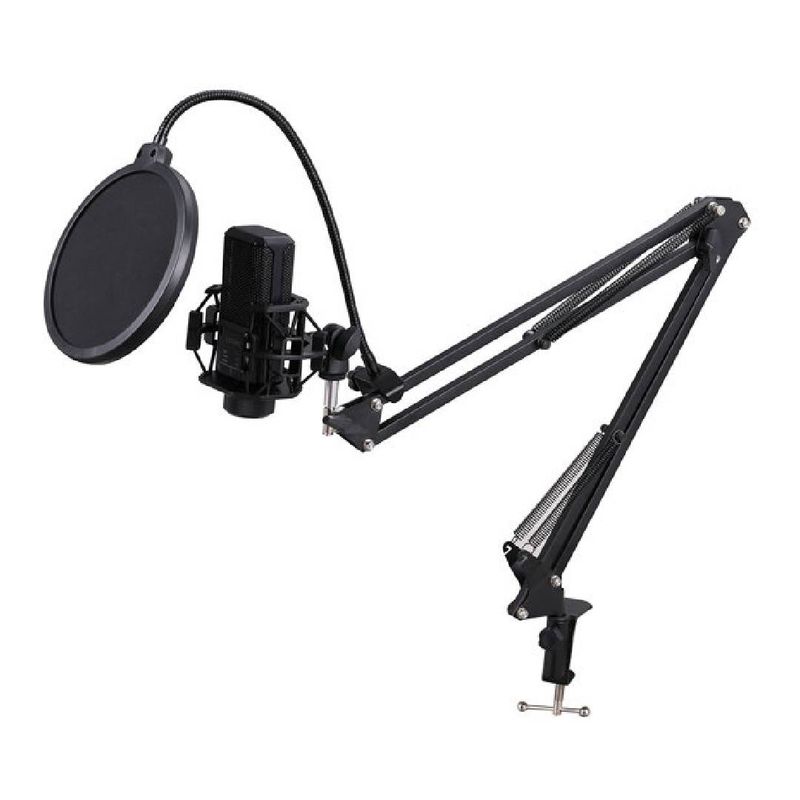 PHILCO - SET MICRÓFONO CON BRAZO AJUSTABLE Y ANTI-POP PHILCO 26PLCKIT70 NEGRO