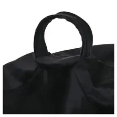 GENERICO - Pouf Pera Negro Felpa 100x120x120 cm Máxima Design