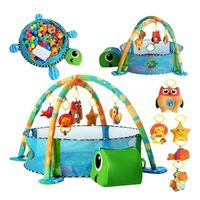 Gimnasio Para Bebes Con Almohada Y Piscina De Pelotas