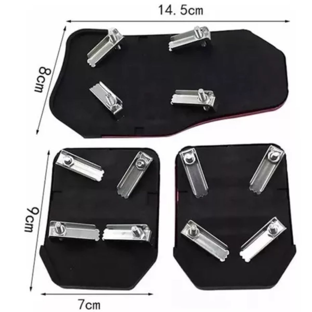 GENERICO - Set Cubre Pedales Antideslizante Auto Manual Universal Xb373