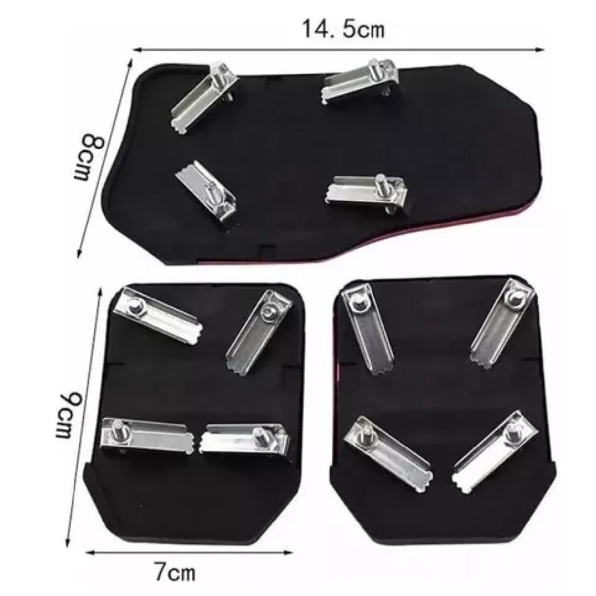 GENERICO - Set Cubre Pedales Antideslizante Auto Manual Universal Xb373