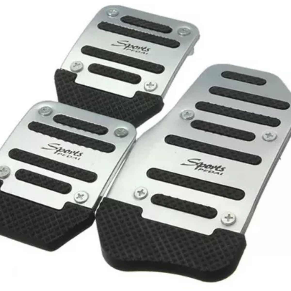 GENERICO - Set Cubre Pedales Antideslizante Auto Manual Universal Xb373