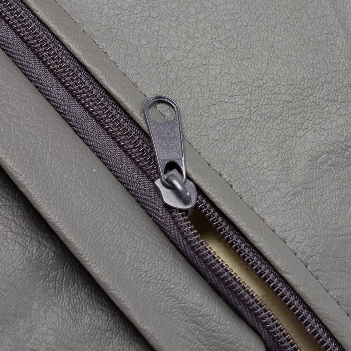 GENERICO - Pouf Pera Gris Eco Cuero 100x120x120 cm Máxima Design