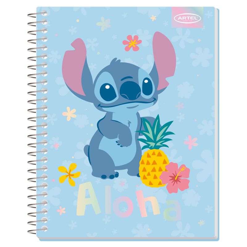 ARTEL - Cuadernos Universitarios x4 Stitch 150Hojas 7mm Espiral