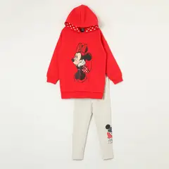 DISNEY - Conjunto Niña Minnie Sitting Rojo
