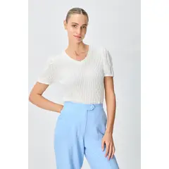 IO - Polera Lisa Crudo