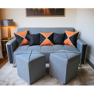 Imagen 2 del producto SOFA KAMI 2025 CON PUFF Y COJINES