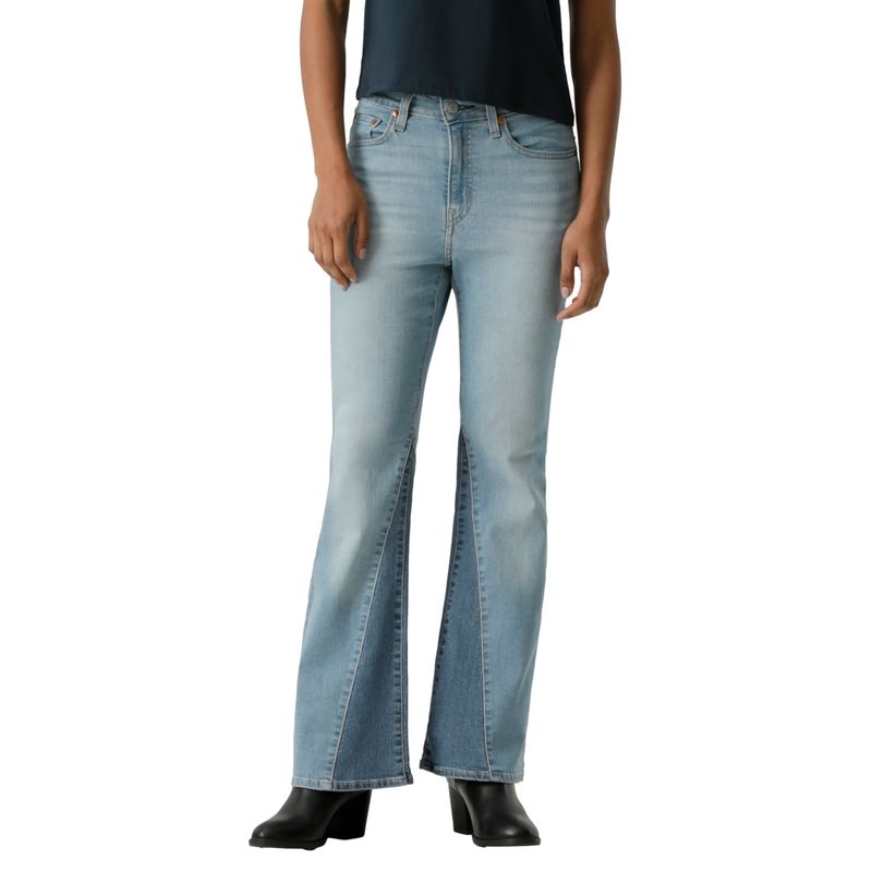 LEVIS - Jeans Mujer 726 Hr Flare Layered Celeste Levis