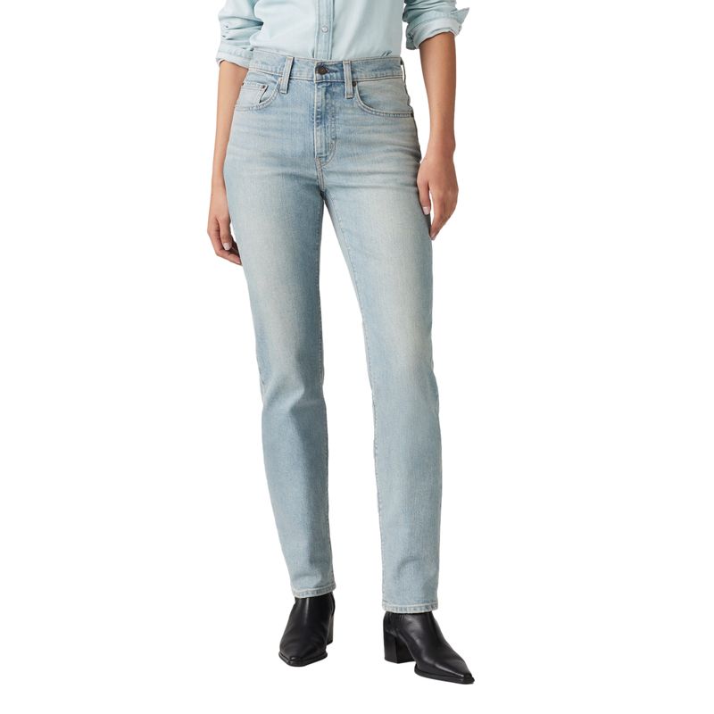 LEVIS - Jeans Mujer 724 High Rise Straight Celeste Levis