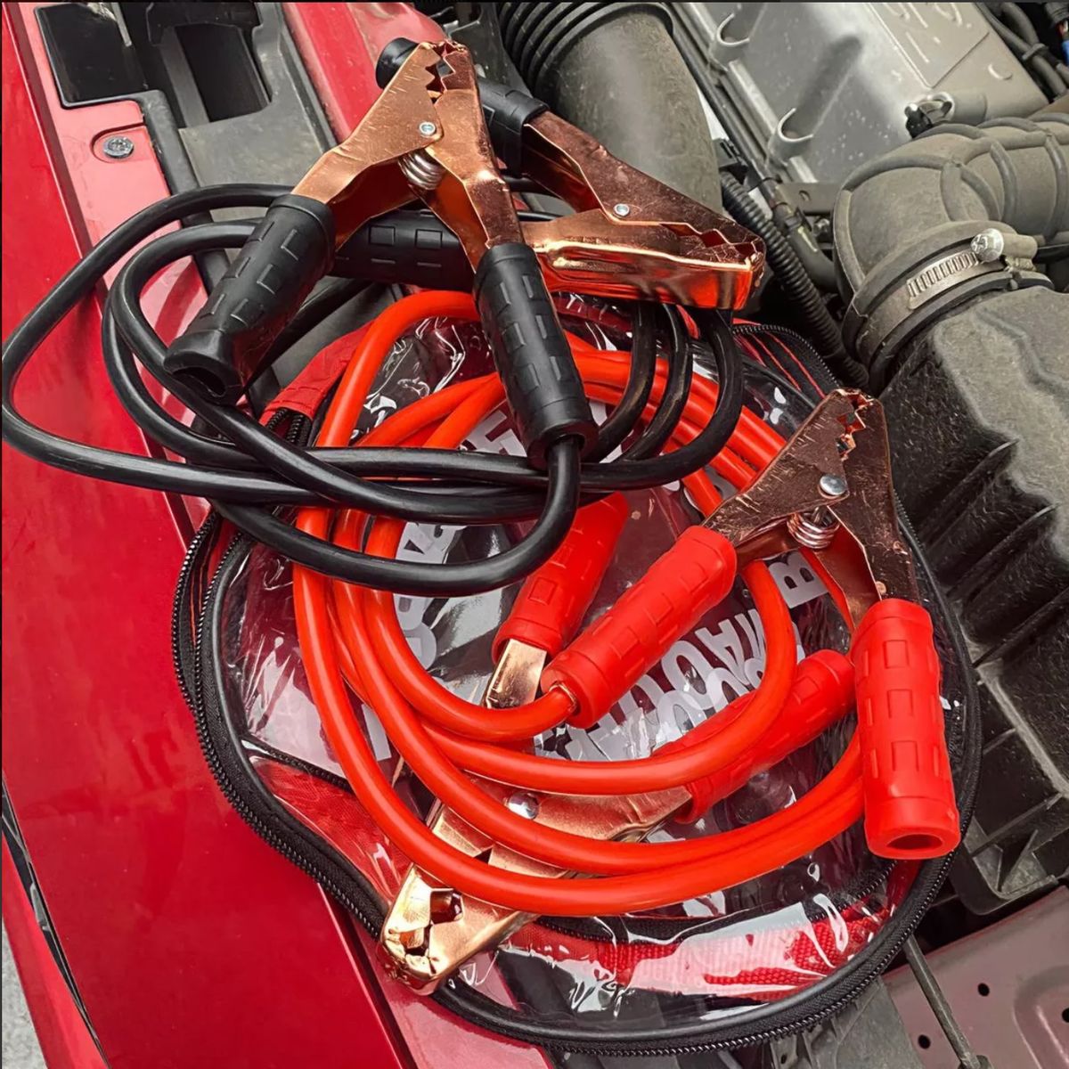 GENERICO - Cable Puente Auxiliar Auto Bateria 2000 Amp