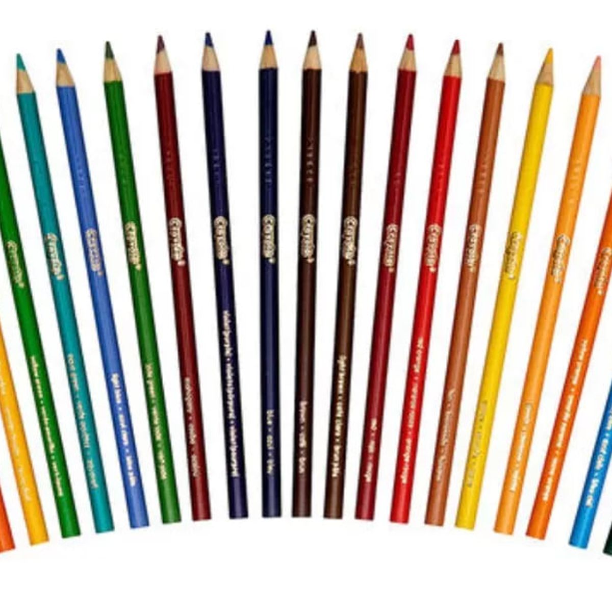 CRAYOLA - Lápices De Colores Largos Crayola 24 Colores No Tóxico