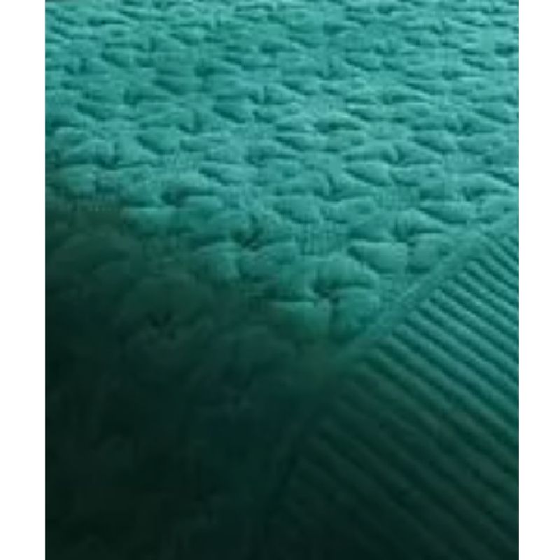 GENERICO - Piecera polar tela reversible 95x210 cm color turquesa