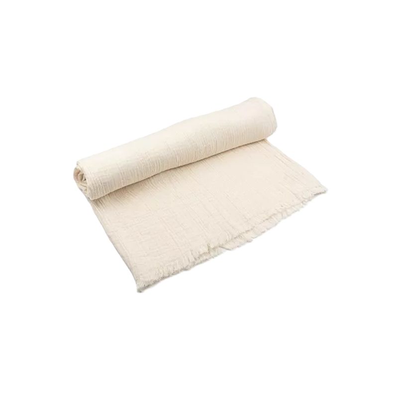 GENERICO - Piecera algodón gauze color blanco