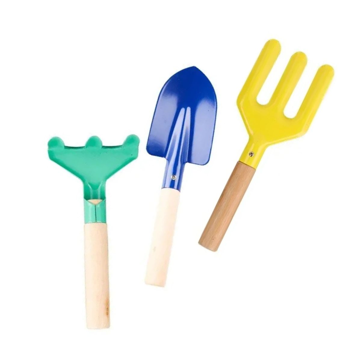 GENERICO - Set Jardineria Mini Palas Rastrillo Flores Plantas Niños