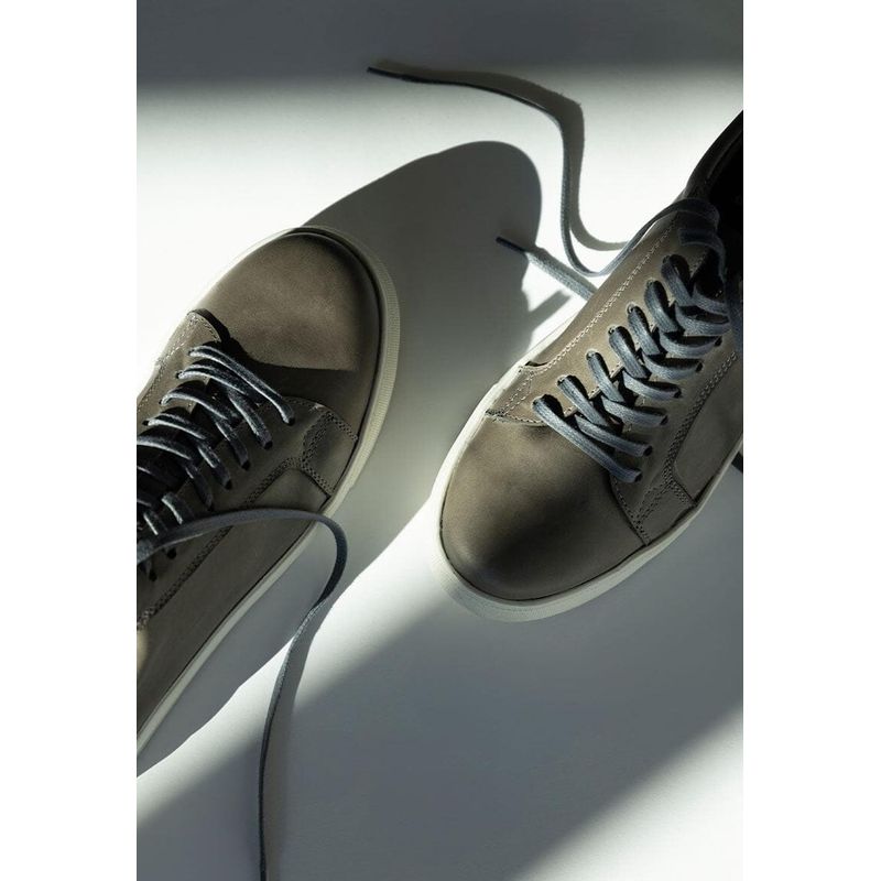 GIANI DAFIRENZE - Zapatilla Hombre De Cuero Landa Gris C2