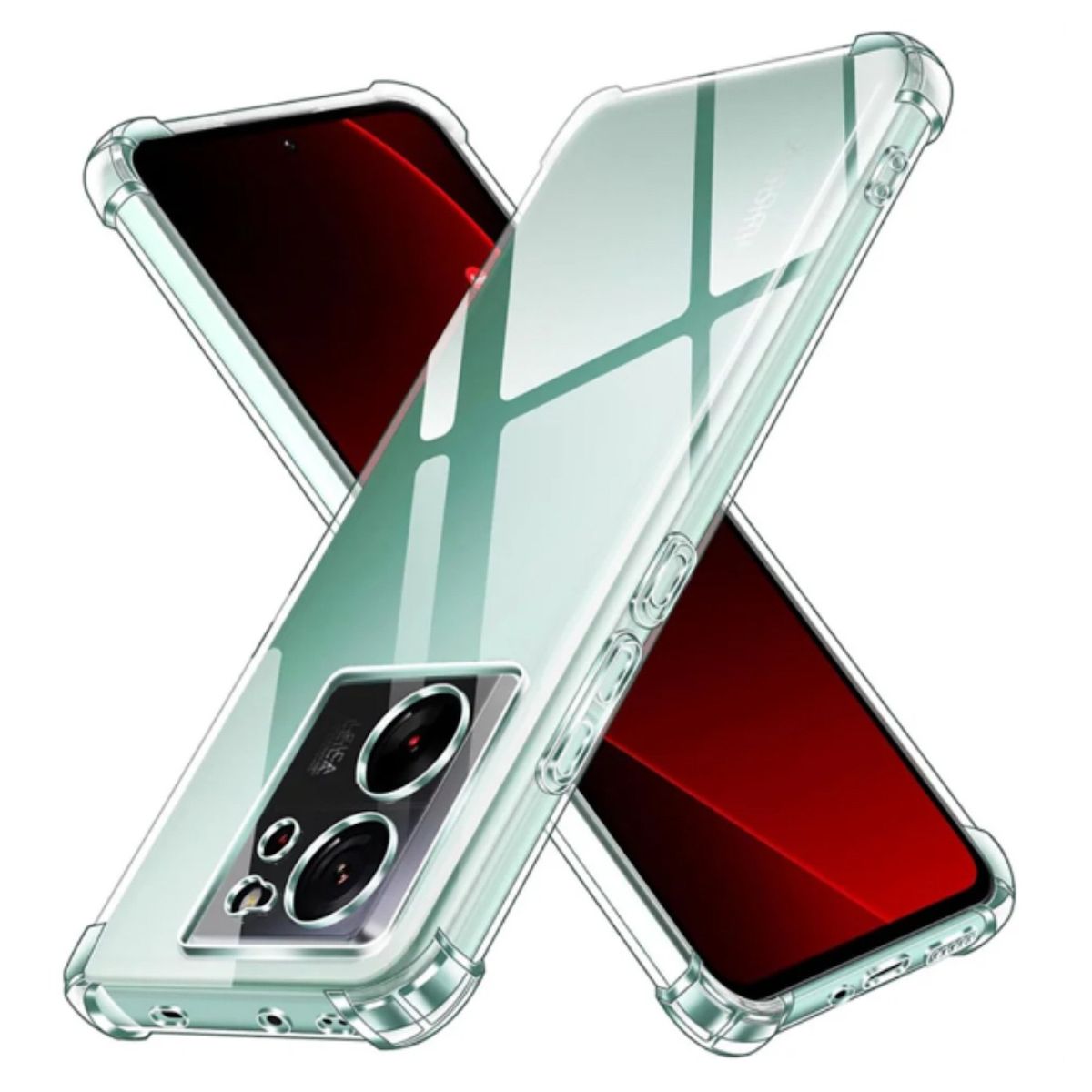 GENERICO - Carcasa Transparente Reforzada Para Xiaomi 13T-13T Pro