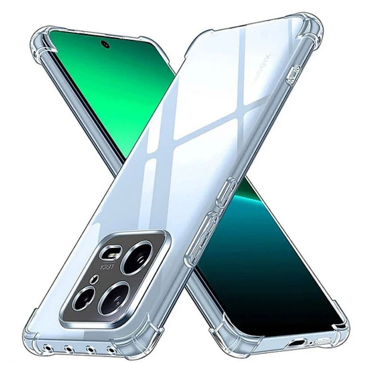 GENERICO - Carcasa Transparente Reforzada Para Xiaomi 13T-13T Pro