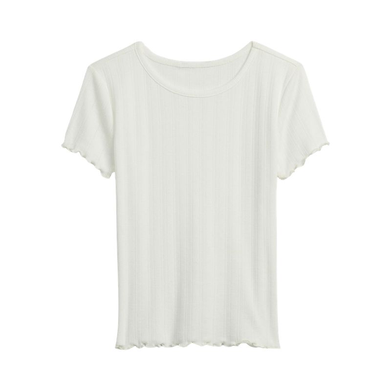 GAP - Polera Manga Corta Niña Blanco