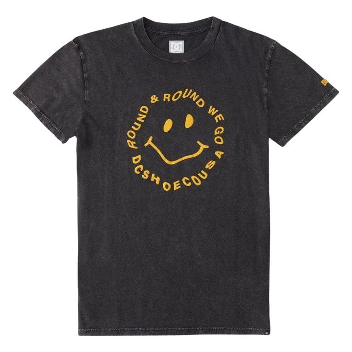 DC SHOES - Polera Hombre Round We Go Gris DC