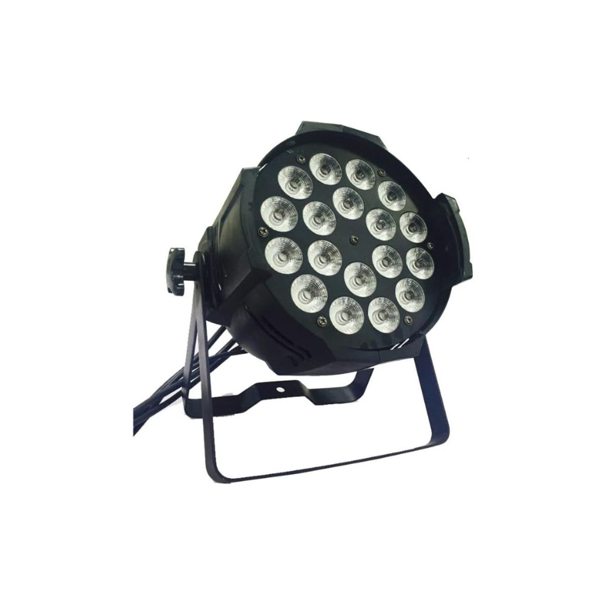 GENERICO - Disco Rítmico Multicolor Luz Led Para Disco Carrete 18 luces RGB