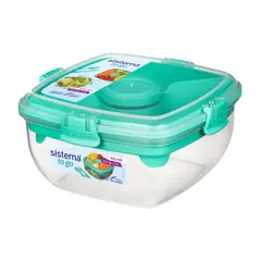 SISTEMA - To Go Contenedor Hermético Ensalada 11L Verde