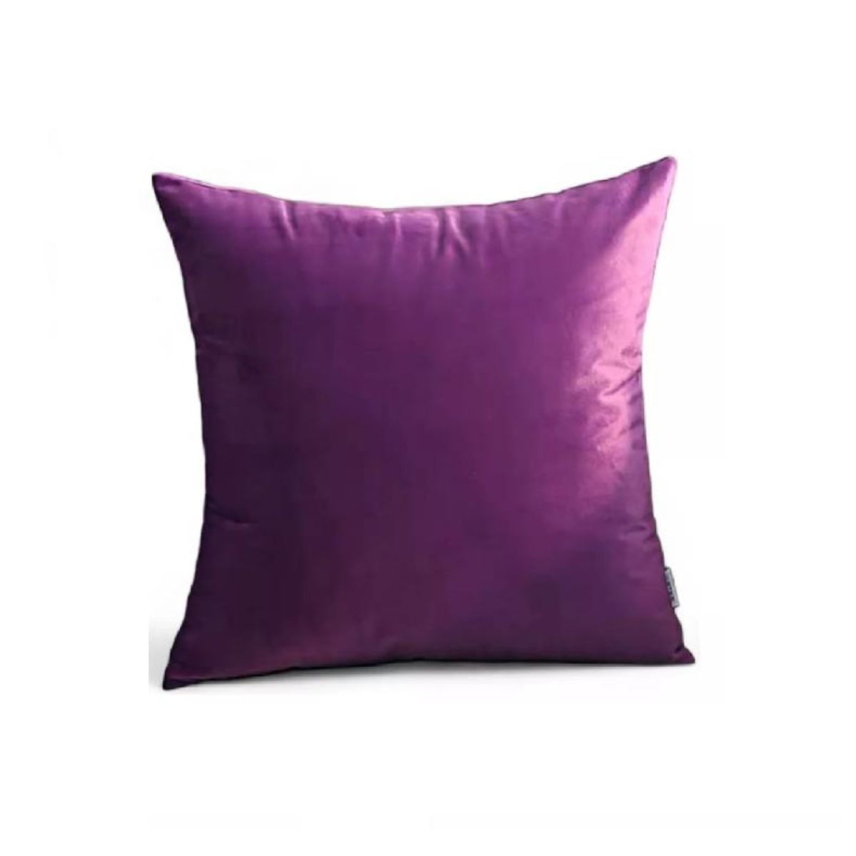 GENERICO - Funda Cojín Velvet Terciopelo Liso en Variedad de Colores - Morado