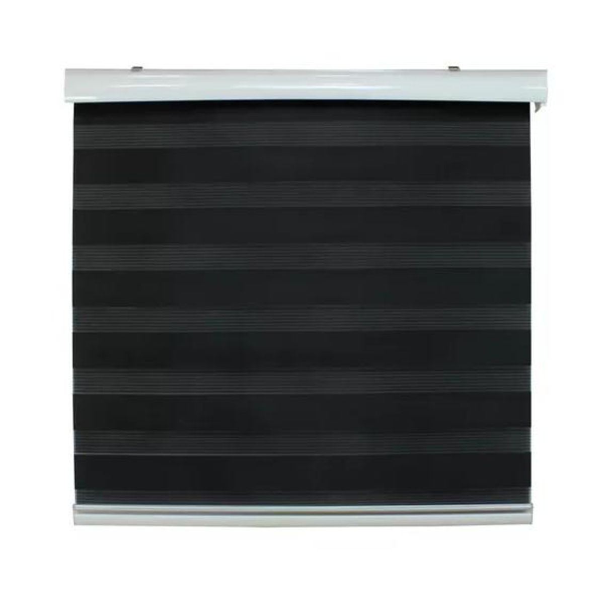 GENERICO - Cortina Roller Duo Zebra Día Noche 150x200cm Negro