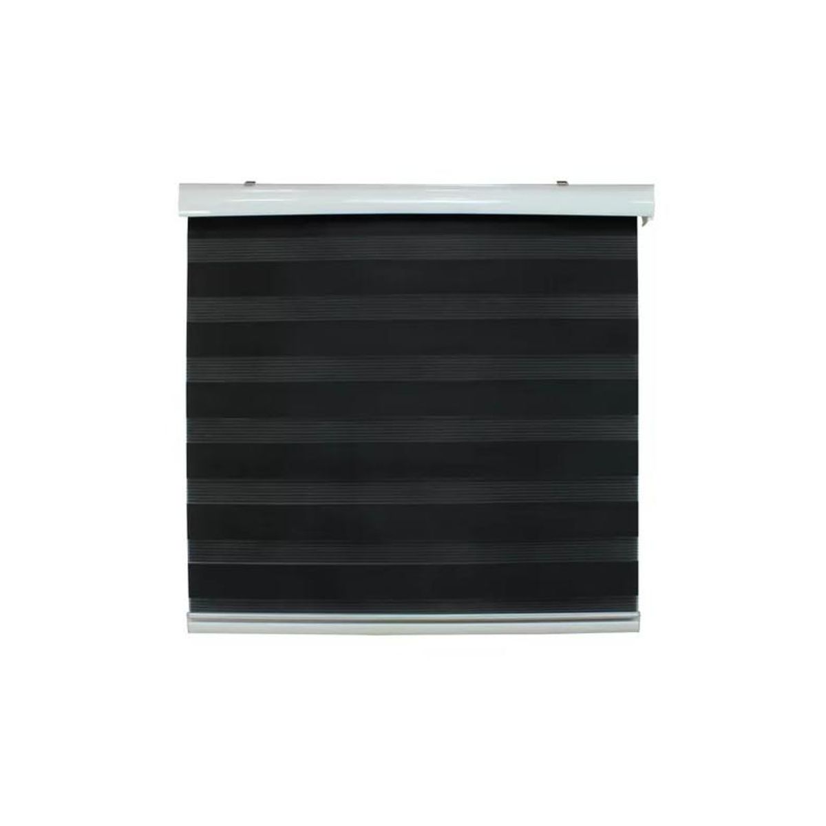 GENERICO - Cortina Roller Duo Zebra Día Noche 150x200cm Negro