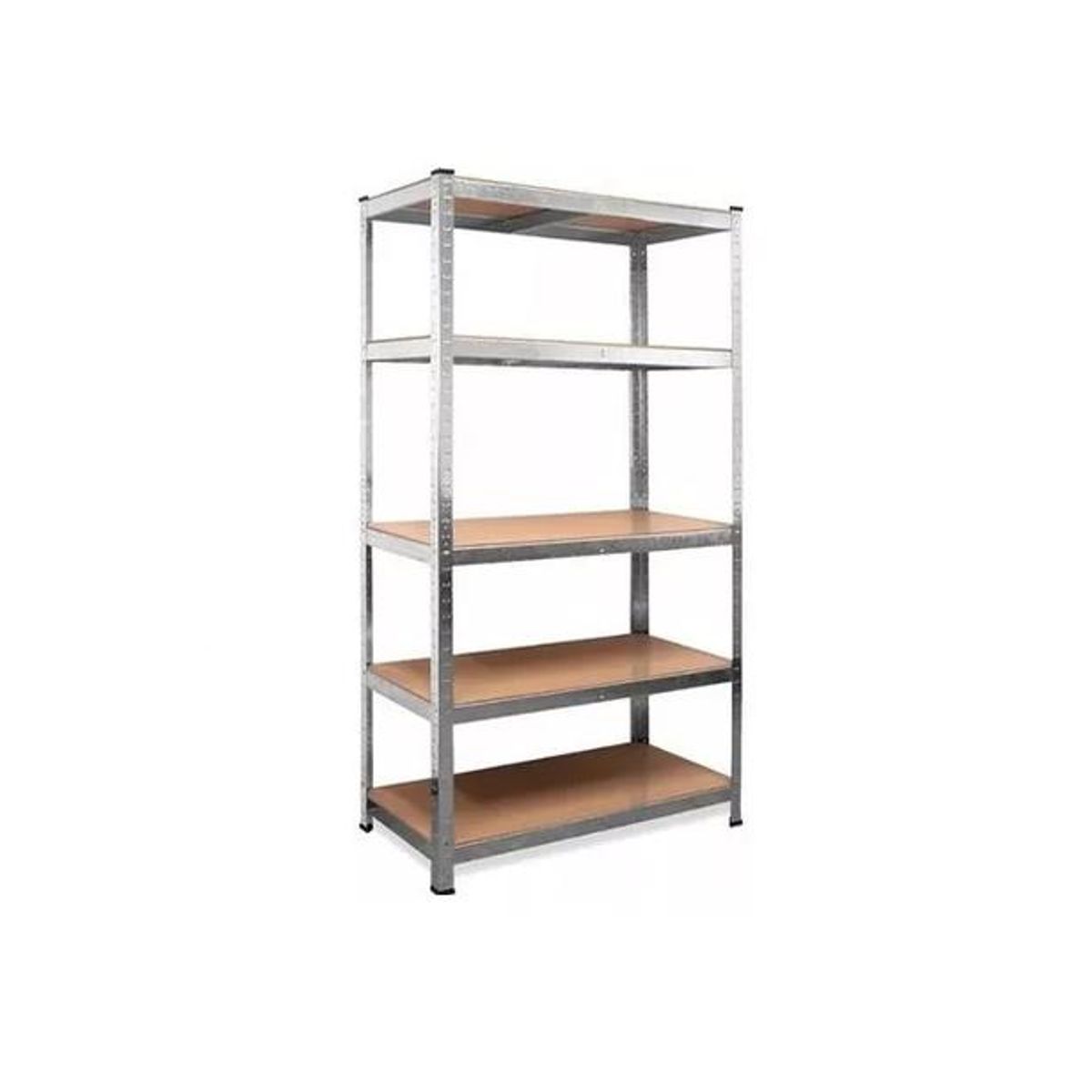GENERICO - Repisa Metálica Armable Mecano 180x90x40cm 350kg Plateado