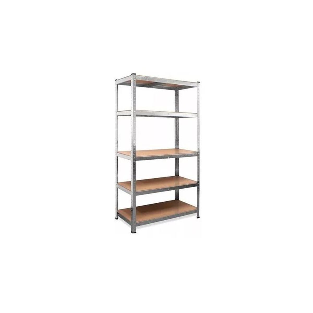 GENERICO - Repisa Metálica Armable Mecano 180x90x40cm 350kg Plateado