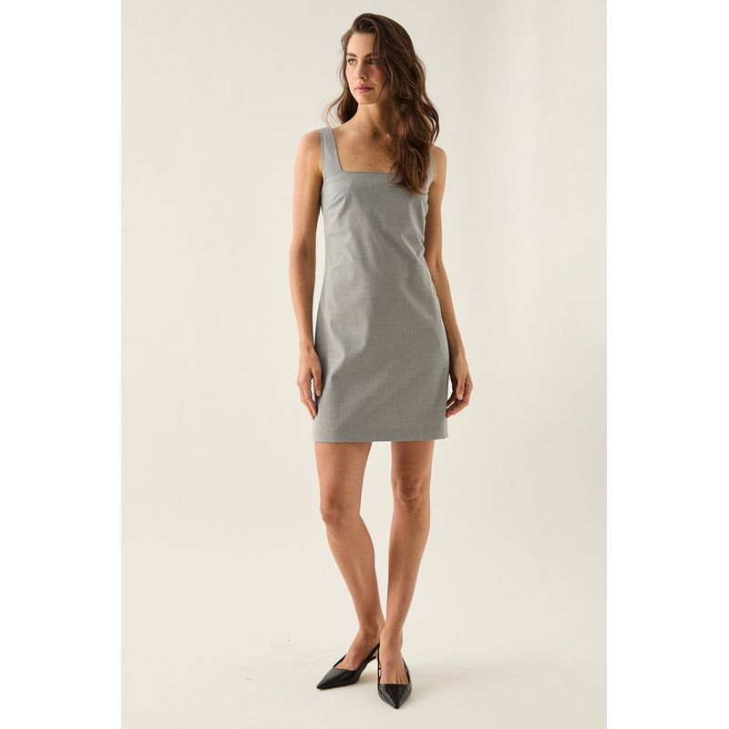 ASH - Vestido Estampado Gris Ash