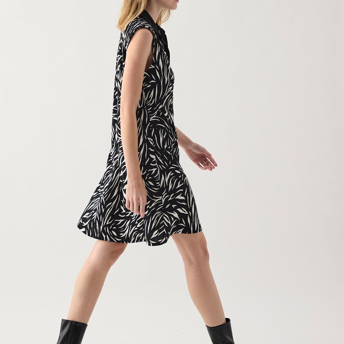 ASH - Vestido Corto Negro Mujer Ash