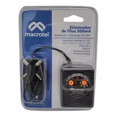 GENERICO - Eliminador de pilas 500 mAh macrotel