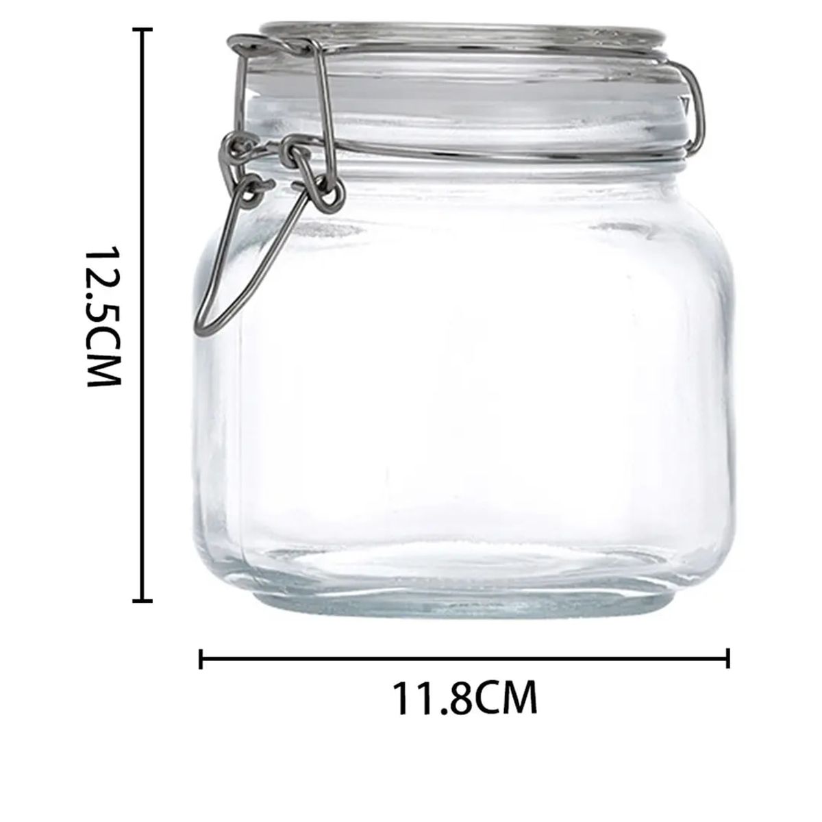 TOPSOC - Frasco Vidrio Hermético Conserva Alimentos 750ml