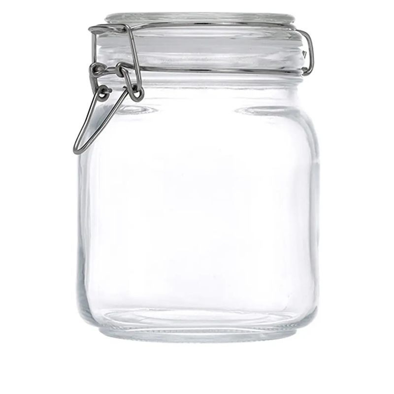 TOPSOC - Frasco Vidrio Hermético Conserva Alimentos 1000ml
