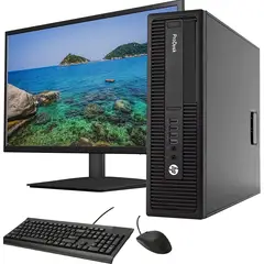 HP - KIT MONITOR + PC 600 G2 SFF i7 8GB 256GB SSD Reacondicionado Grado A