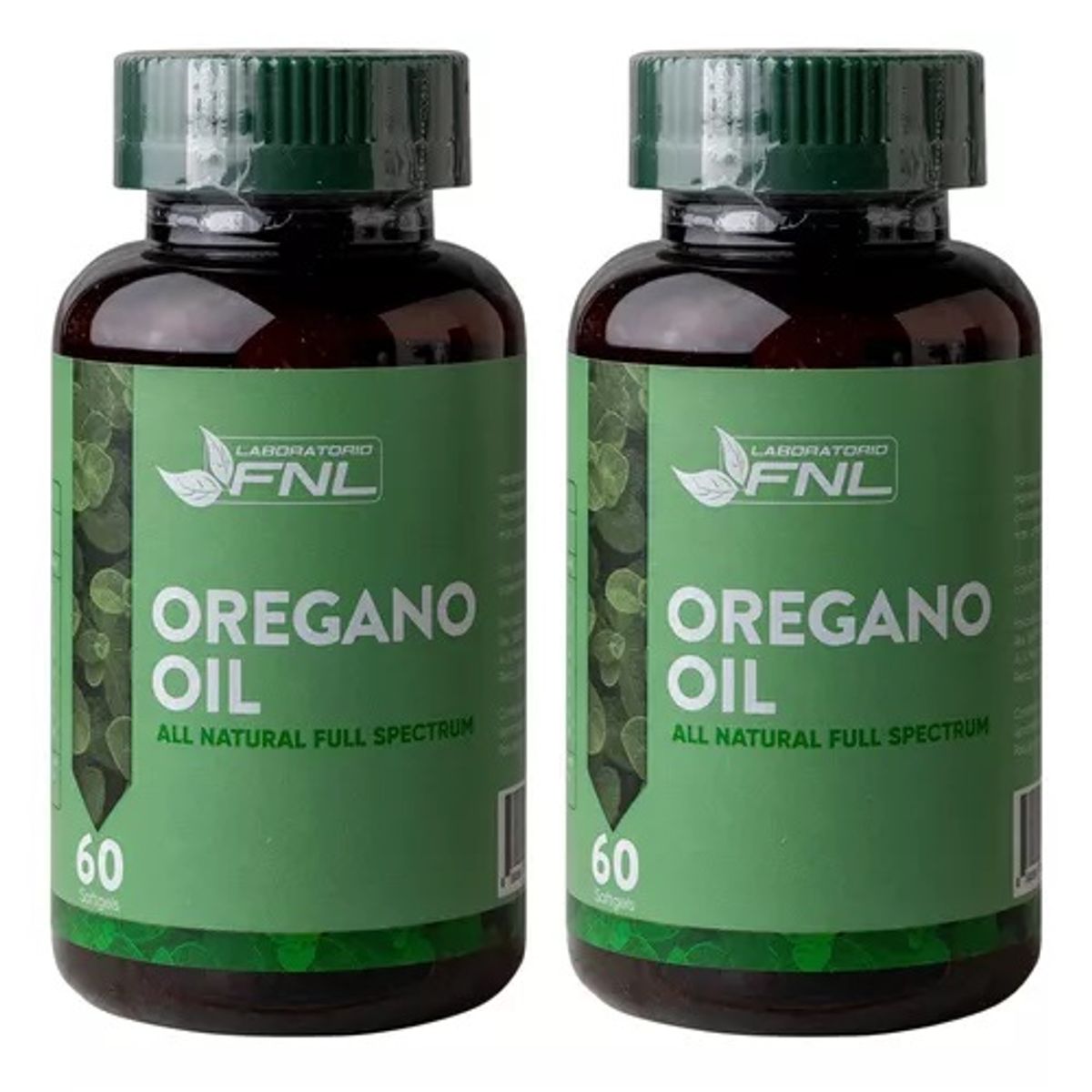 FNL - Aceite de Oregano Oil Fnl 120 Capsulas Blandas 2x60.Caps