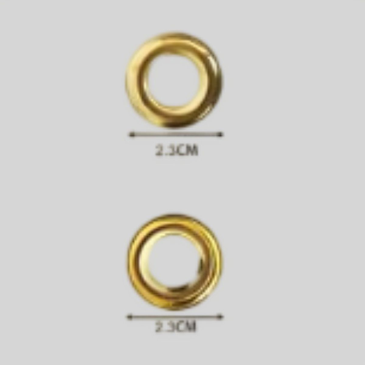 OEM - PACK 2 OJETE DE METAL 23 CM